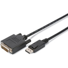 Assmann Adapter AV Assmann DisplayPort - DVI-D czarny (AK-990900-020-S)