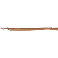 Trixie Smycz regulowana Rustic Heartbeat z grubej skóry, M–L: 2.00 m/20 mm, brązowa