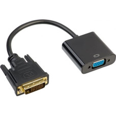 Akyga Adapter AV Akyga DVI-D - D-Sub (VGA) czarny (AK-AD-50)