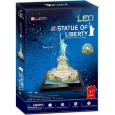 Cubicfun Cubic Fun Puzzle 3D LED Statua Wolności