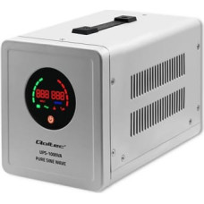 Qoltec 50721 Uninterruptible power supply Pure Sine Wave UPS | 1000VA | 700W | Grey