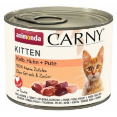 Animonda Carny Kitten Veal Chicken Turkey - wet cat food - 200g