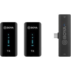 Boya Mikrofon Boya Boya BY-XM6-S6 - 2.4GHz Dual-channel Wireless Microphone for Type-C devices 1+2