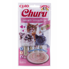 Inaba Churu Tuna with salmon - cat treats - 4x14 g