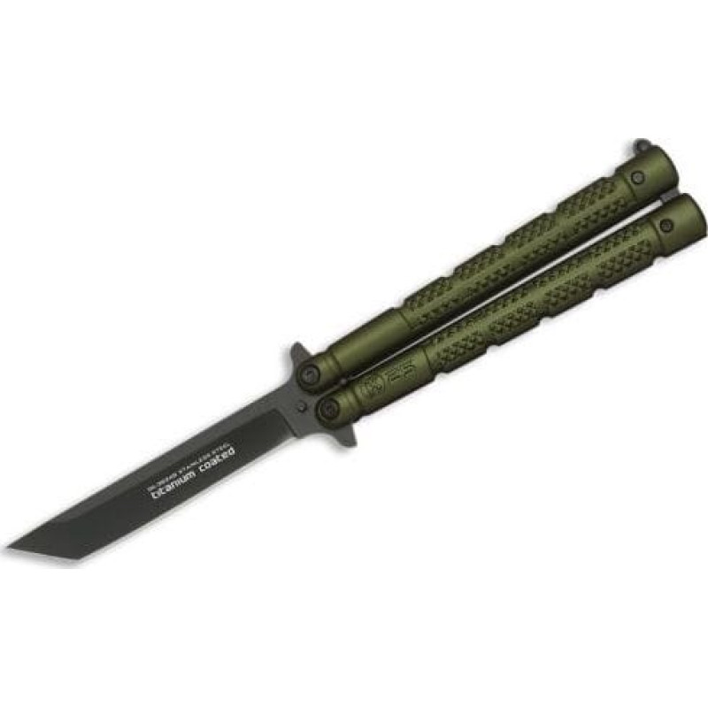 K25 Nóż Motylek K25 36249 Balisong Zielony