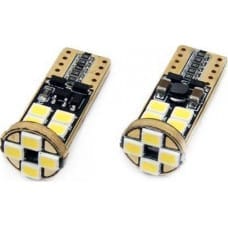 Amio LED CANBUS 12SMD 2835 T10e (W5W) White 12V/24V
