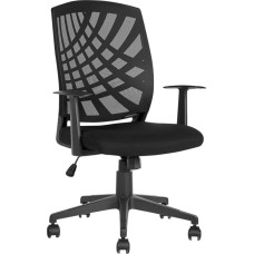 Beliani Krzesło biurowe Beliani Lumarko Krzesło biurowe regulowane czarne BONNY!