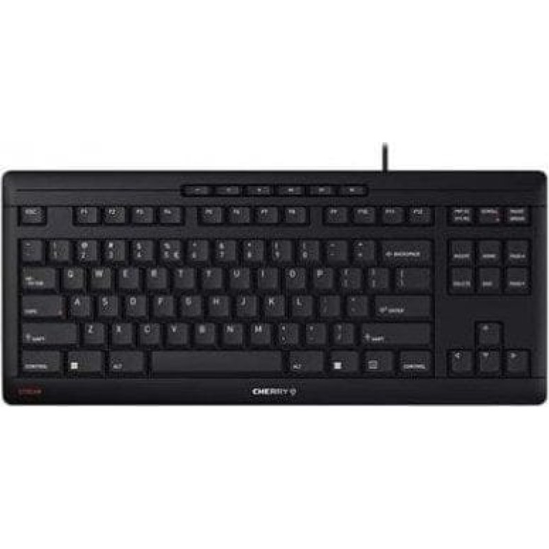 Cherry Klawiatura Cherry CHERRY STREAM KEYBOARD TKL klawiatura USB QWERTY Angielski Czarny