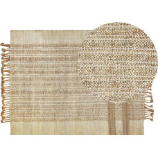 Beliani Dywan z juty 140 x 200 cm beżowy ORTAOBA Lumarko!