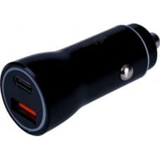 Akyga Ładowarka Akyga AKYGA Car charger 12/24V AK-CH-16 36W USB-A + USB-C PD Quick Charge 3.0 5-12V / 1.5-3A black
