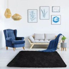 Strado Dywan pokojowy Shaggy Strado 250x300 BlackSky (Czarny)