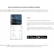 Kontakt-Simon Simon 54 GO Kontroler przyciskowy 30 akcji do obsługi sterow. sterowany smartfonem WiFi 230V (moduł) brąz mat DEK1W.01/46