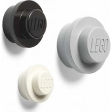 Lego Lego Wall Hangers Set Of 3 Mix szary,czarny,biały
