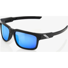 100 Bon 100% Okulary Type-S Matte Black HiPER Blue Multilayer Mirror Lens