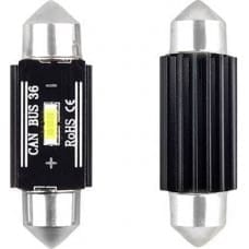 Amio LED CANBUS 1 SMD UltraBright 1860 Festoon 36mm White 12V/24V
