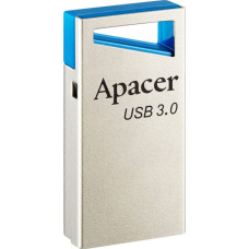 Apacer Pendrive Apacer Apacer USB flash disk, USB 3.0, 128GB, AH155, srebrny, AP128GAH155U-1, USB A, z oczkiem na brelok