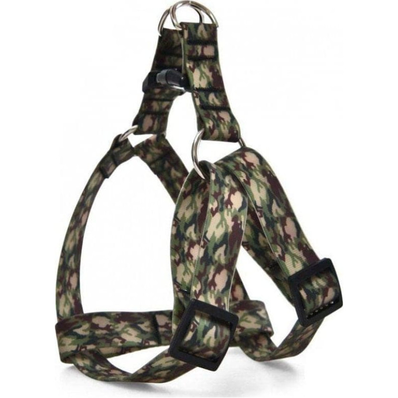 Barry King Wodoodporne szelki dla psa, PVC, moro, 2,5x50-70cm