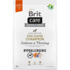 Brit Care Hypoallergenic Adult Dog Show Champion Salmon & Herring - dry dog food - 3 kg