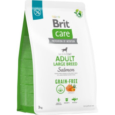 Brit Dry food for adult dogs, large breeds - BRIT Care Grain-free Adult Salmon- 3 kg
