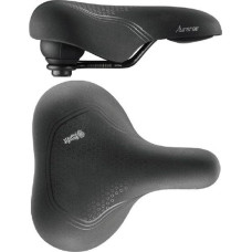 Selle Royal Siodło SELLEROYAL CLASSIC RELAXED 90st. AURORAE unisex piankowe Slow Fit Foam, Foam Matrix, Black Soft touch Mokka + elastomery 677g (NEW 2023)