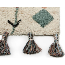 Beliani Lumarko Dywan bawełniany 140 x 200 cm wielokolorowy ESKISEHIR!