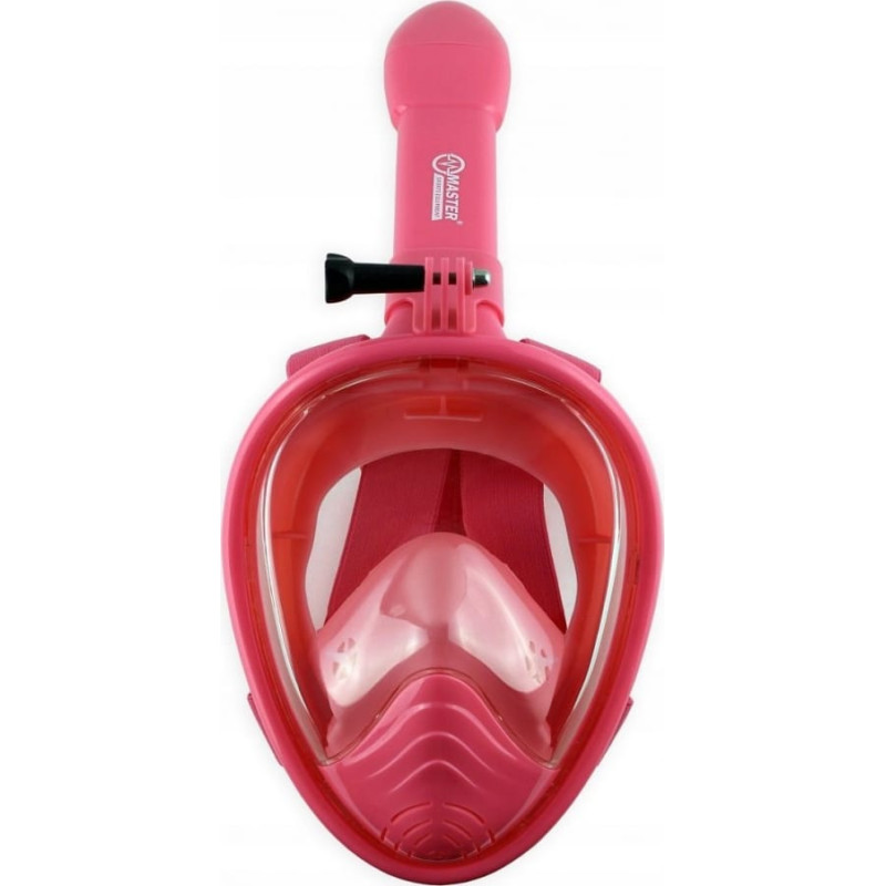 Master Maska do Nurkowania Snorkelingu MASTER Pełnotwarzowa XS Pink