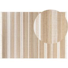 Beliani Dywan z juty 160 x 230 cm beżowo-biały TALPUR Lumarko!