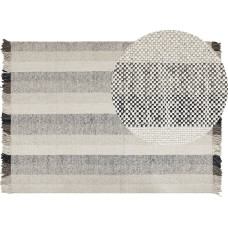 Beliani Dywan wełniany 140 x 200 cm złamana biel EMIRLER Lumarko!