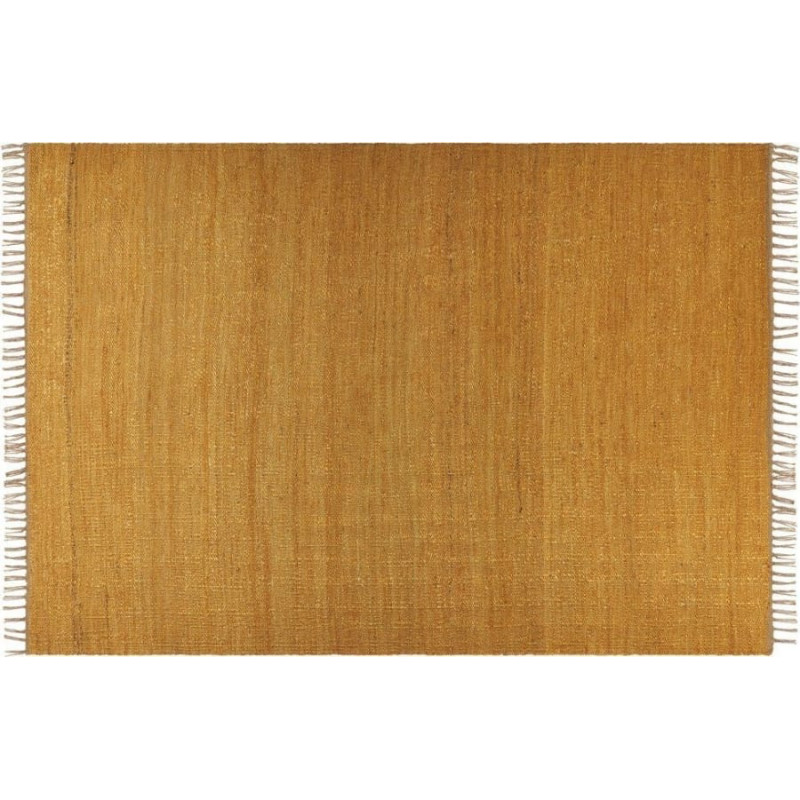 Beliani Dywan z juty 160 x 230 cm musztardowy LUNIA Lumarko!