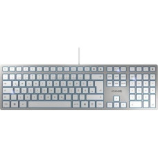 Cherry Klawiatura Cherry Przewodowa Srebrna UK (JK-1600GB-1)