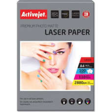 Activejet AP4-110M100L matt photo paper for laser printers; A4; 100 pcs