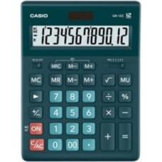 Casio OFFICE CALCULATOR GR-12C-DG GREEN, 12-DIGIT DISPLAY