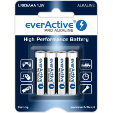 Everactive Alkaline batteries everActive Pro Alkaline LR6 AA - blister card - 4 pieces