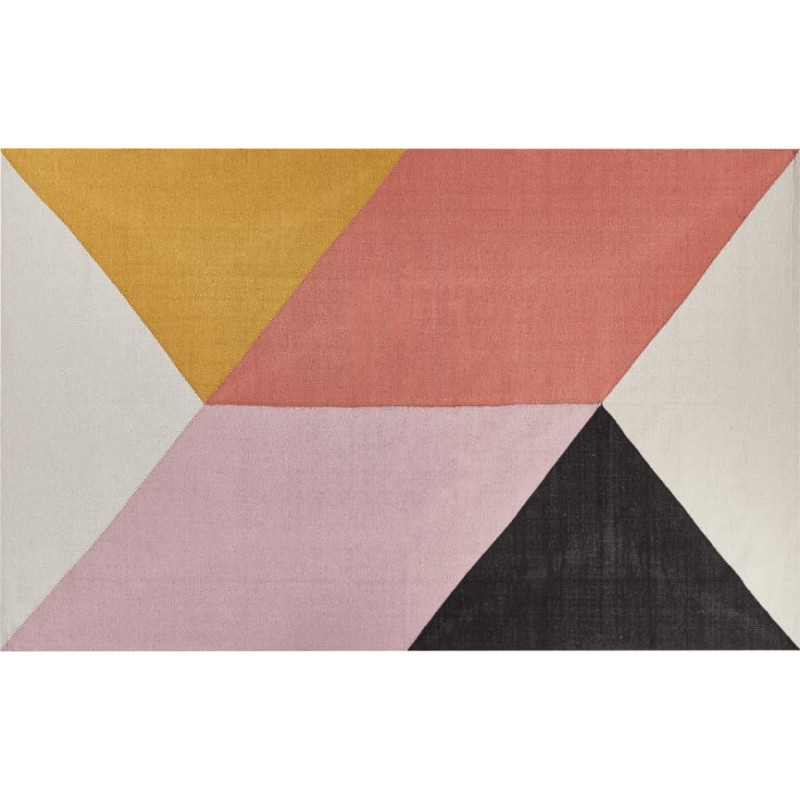 Beliani Dywan bawełniany 140 x 200 cm wielokolorowy NIZIP Lumarko!