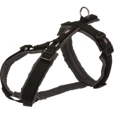 Trixie Szelki trekkingowe Premium, M–L: 62–74 cm/25 mm, czarne/grafitowe