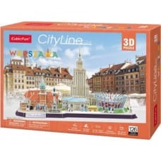 Cubicfun Cubic Fun Puzzle 3D City Line Warszawa