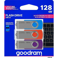 Goodram Pendrive GoodRam GOODRAM UTS3 USB 3.0 128GB 3-pack mix