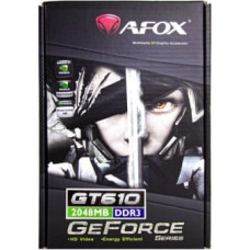 Afox Geforce GT610 1GB DDR3 64Bit DVI HDMI VGA LP Fan 	AF610-1024D3L7-V5