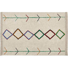 Beliani Lumarko Dywan bawełniany 160 x 230 cm beżowy CETMI!