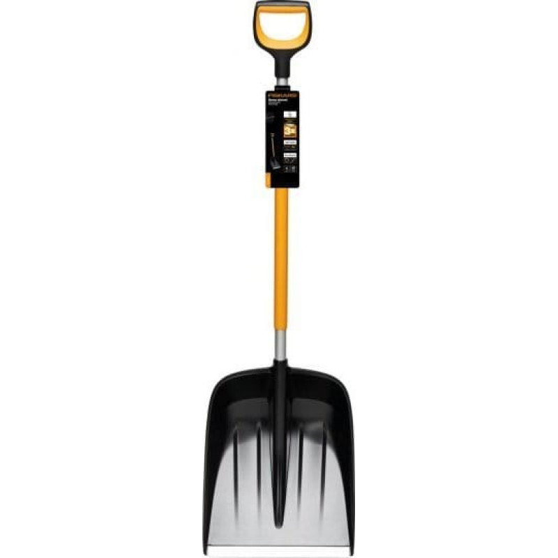 Fiskars X-Series Schneeschaufel (schwarz/orange)