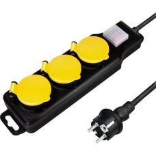Logilink Listwa zasilająca LogiLink LogiLink 3 gniazda IP44 1.5m