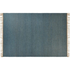 Beliani Dywan z juty 160 x 230 cm niebieski LUNIA Lumarko!