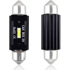 Amio LED CANBUS 1 SMD UltraBright 1860 Festoon 39mm White 12V/24V