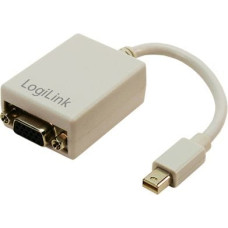 Logilink Adapter AV LogiLink DisplayPort Mini - D-Sub (VGA) biały (CV0038)