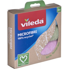 Vileda Microfibre Cloth 100% Recycled 3 pcs.