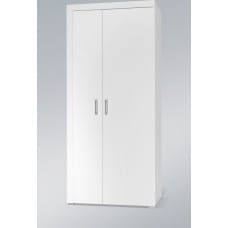 Cama Meble Cama wardrobe SAMBA white/white gloss
