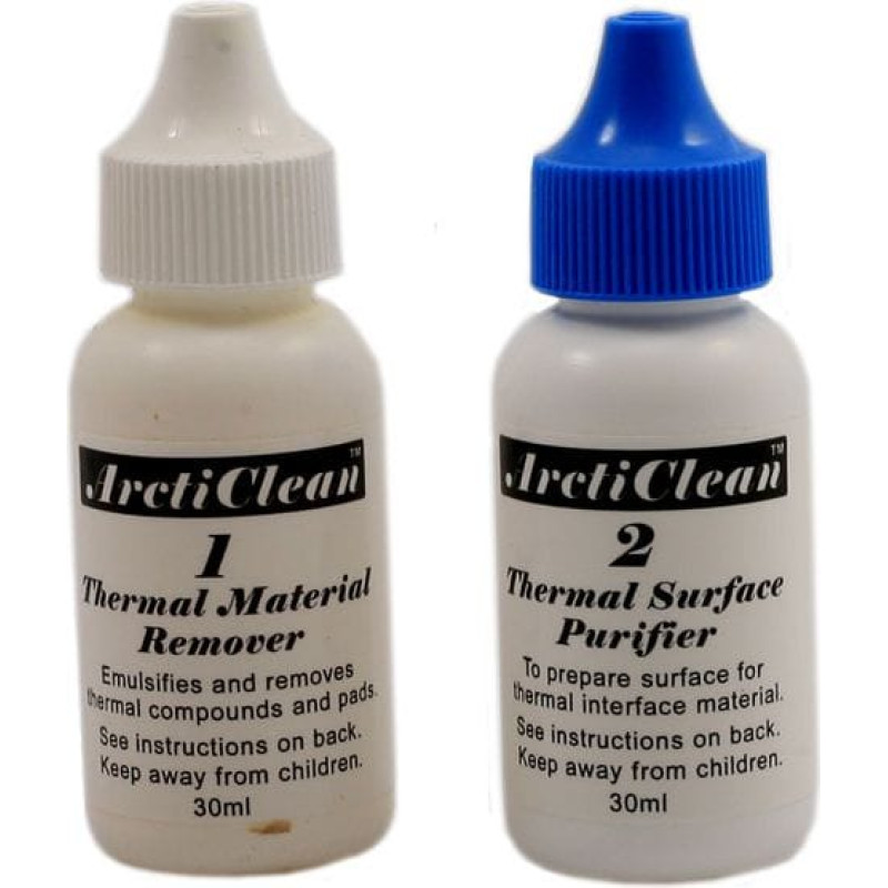 Arctic Zestaw płynów ArctiClean do usuwania pasty termoprzewodzącej 30 ml  (ACN-60ML)