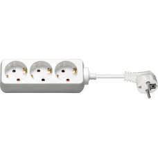 Microconnect 3 gniazda, 3m, biała