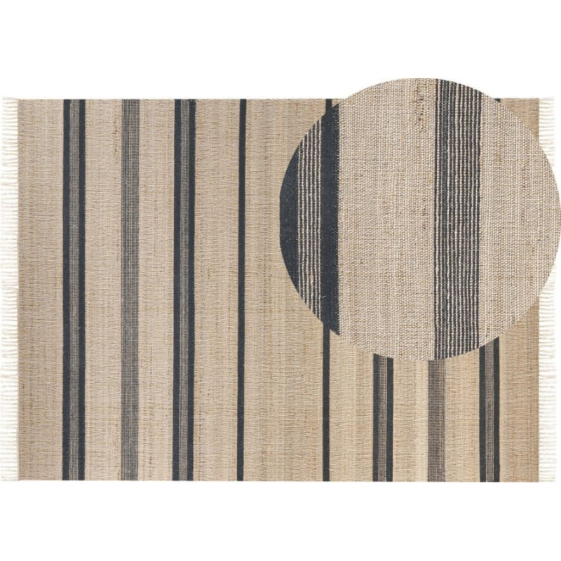 Beliani Dywan z juty 160 x 230 cm beżowo-szary TALPUR Lumarko!