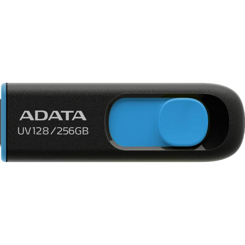 Adata Pendrive ADATA MEMORY DRIVE FLASH USB3 256GB/BLK/BLUE AUV128-256G-RBE ADATA